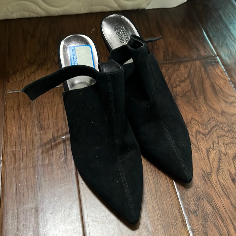 Black bleeker and bond heels, size 9.5 worn once